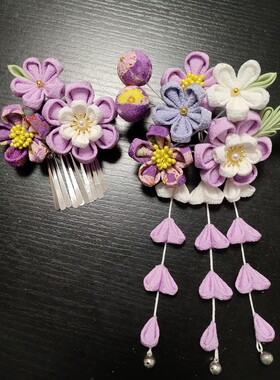 头饰手工日系发夹花朵