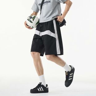 夏季潮牌短裤男士潮流宽松学生情侣时尚休闲运动五分裤男款篮球裤