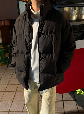 冬季90白鸭绒羽绒服男士面包服情侣加厚保暖宽松百搭休闲羽绒外套