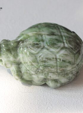 奇钰轩天然南阳独山玉龙龟把件