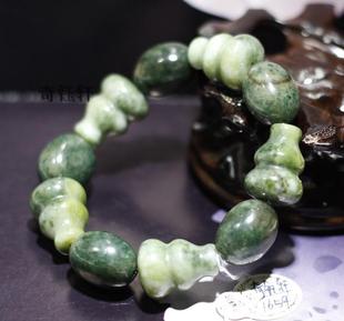 【奇钰轩】南阳独山玉 葫芦枣珠独山玉手链1659