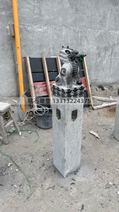 青石獬豸石雕栓马桩 唐宋元明清各个时期的獬豸石雕