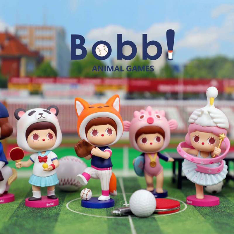 bobbi盲盒动物运动会惊喜可爱手办网红少女心摆件礼物潮玩公仔萌