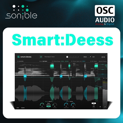 正版Sonible Smart:Deess 内容感知齿音检测与抑制处理插件