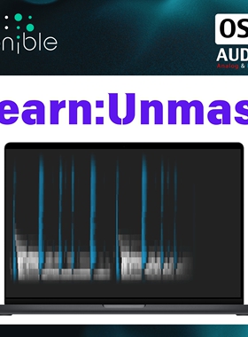 正版Sonible learn:Unmask 智能去遮蔽工具 频谱关系学习AI引导