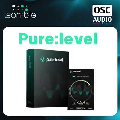 正版Sonible Pure:level 智能电平控制稳定音量平衡高效分组插件