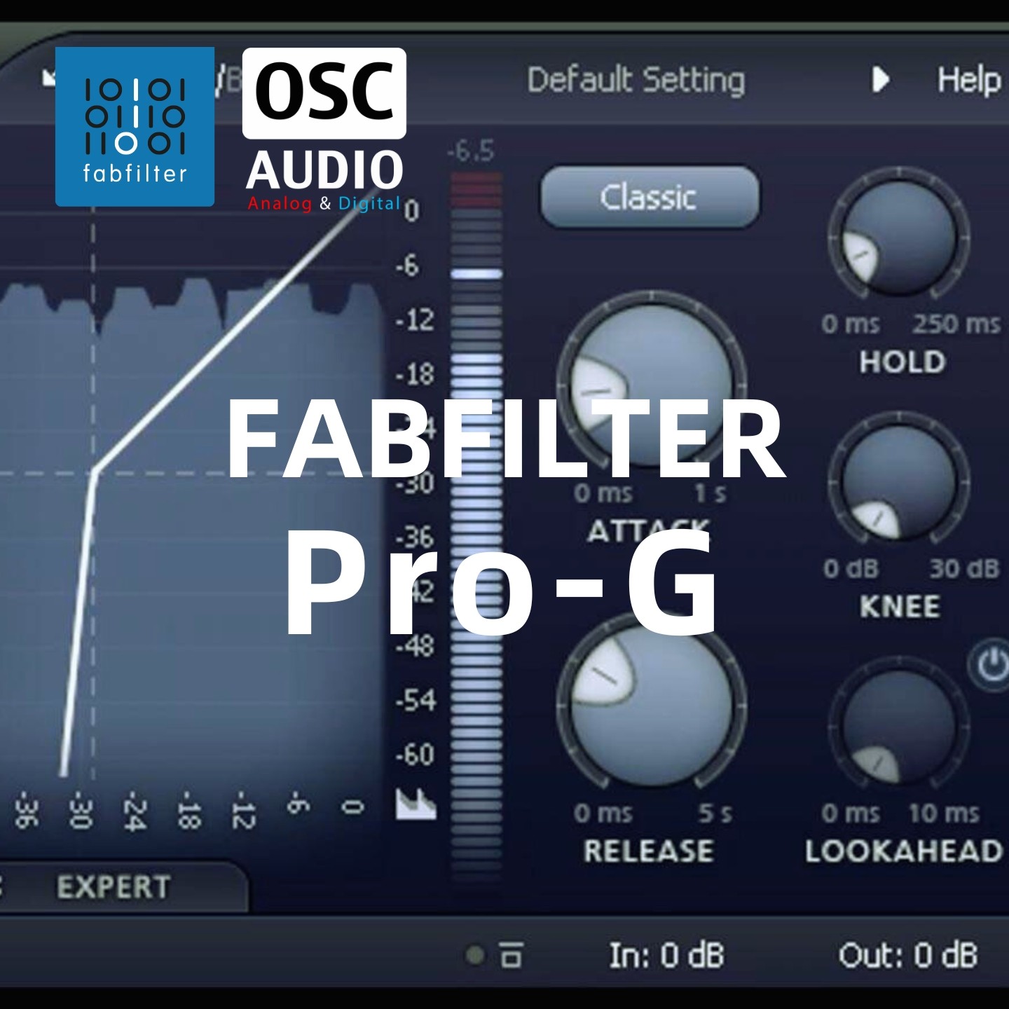 正版 FabFilter肥波 Pro-G 智能门限/扩展器 人声鼓组降噪抑噪