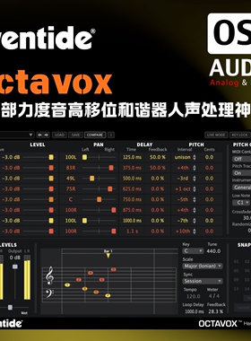 正版Eventide Octavox 八声部力度音高移位和谐器人声处理神器