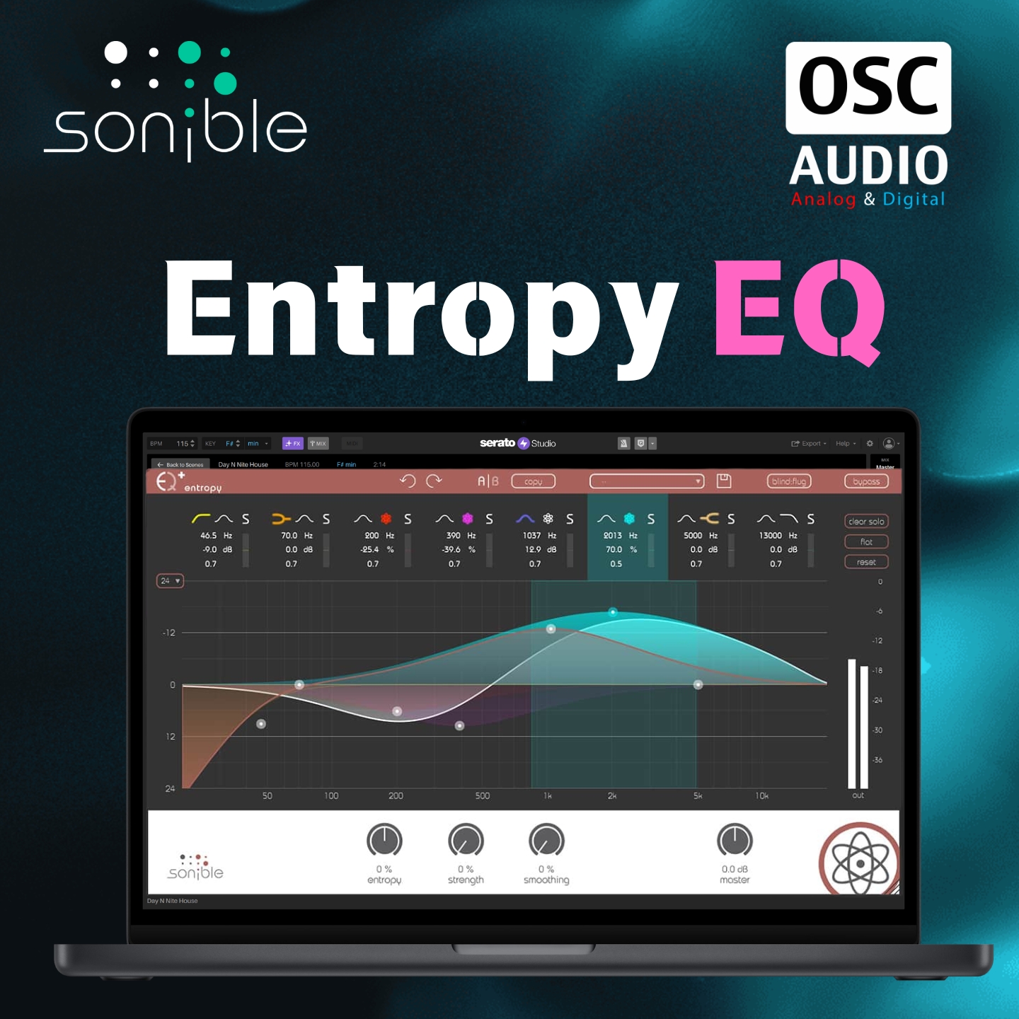 Sonible Entropy EQ 谐波噪声控制器 音乐制作软件效果器插件