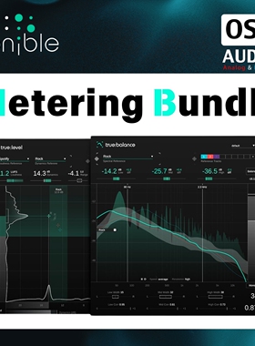 正版 Sonible Metering Bundle 精准计量分析套装 频谱响度2合1