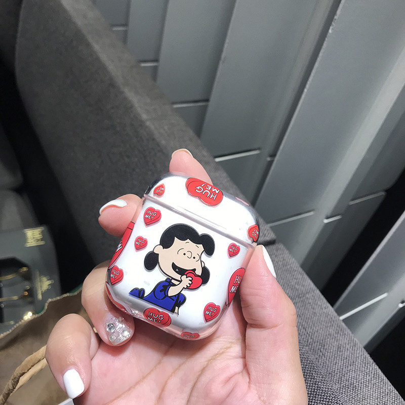 欧阳娜娜同款史努比适用airpods1/2代套苹果蓝牙Pro3耳机透明硬壳|ruв категории Цифровые аксессуары, MP3/Mp4 аксессуары, наушники - от Buy2taobao.com для оказания профессиональной услуги покупки агента Taobao