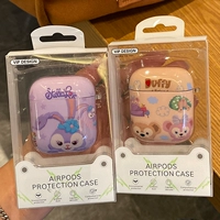 Duffy Dafi применимо к Airpods 2 Generation Set Set Star Delu милый мягкий лысый кролик Pro Cartoon