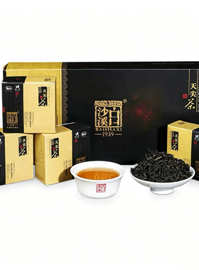 2010年老茶 湖南安化黑茶正品白沙溪正宗芽料散茶直泡天尖茶160g
