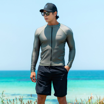 潜水服男泳衣防晒速干温泉冲浪服