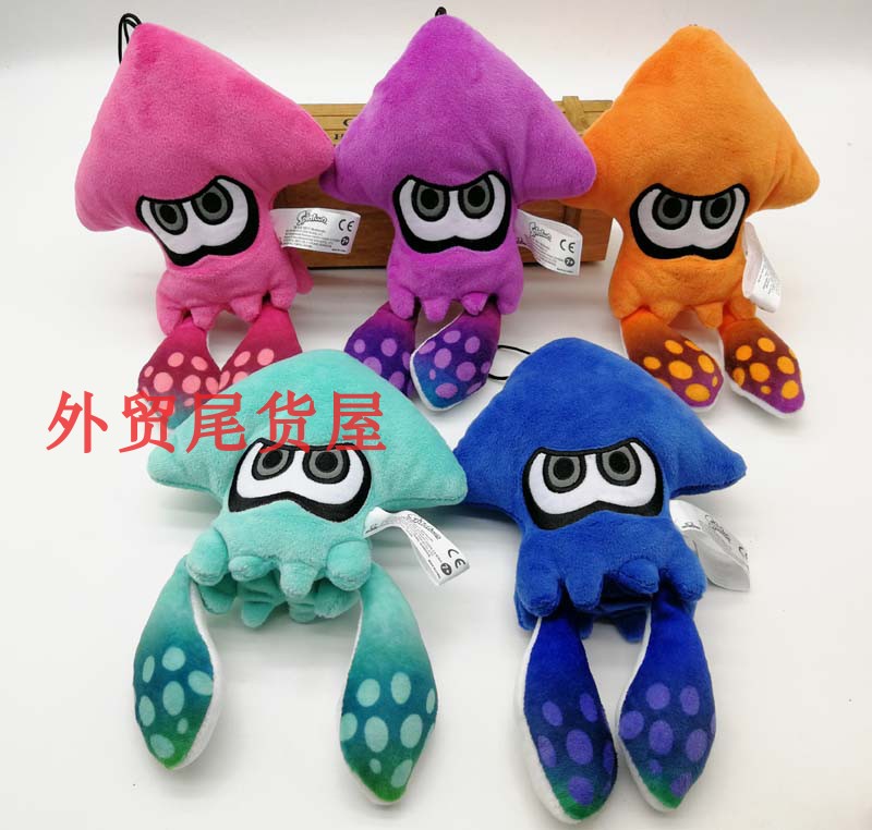 日本正版 Splatoon 乌贼娘 喷射战士2 喷射美少女Squid 毛绒 多款