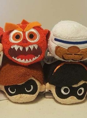 正品超人总动员2 tsum 特工队Edna衣夫人毛绒公仔多款手机擦挂件