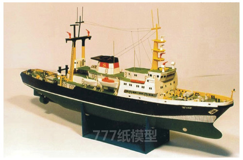 777纸模型拖船前苏联美洲豹海洋