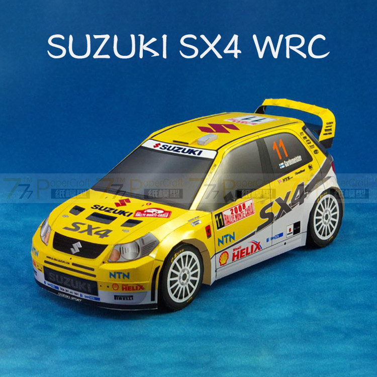 [777ֽģ��]��ľ SUZUKI SX4 WRC���������� 1:24 1:18
