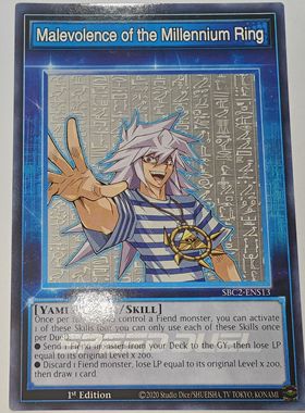 游戏王美英一刷SBC2-ENS13 N 莫良了技能卡Token 衍生物 RP