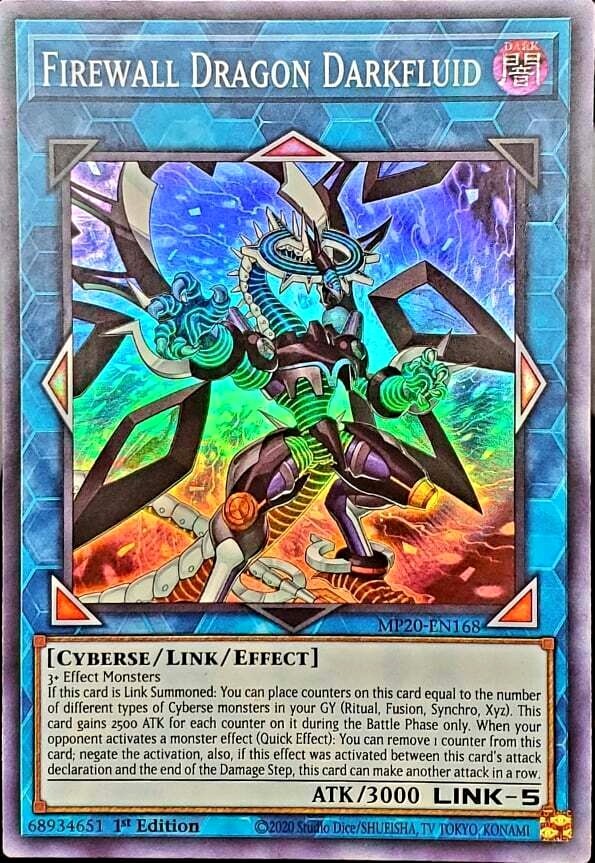 游戏王 美英一刷 mp20-en168 sr   防火龙·暗流体 jb2