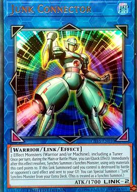 游戏王 美英一刷CT15-EN010  UR 废品连接者 K3B