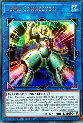 游戏王 美英一刷CT15-EN010  UR 废品连接者 K3B