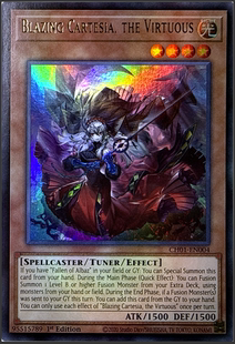 游戏王美英一刷CH01-EN004 UR赫之圣女 卡尔特西娅 塔西亚OT1