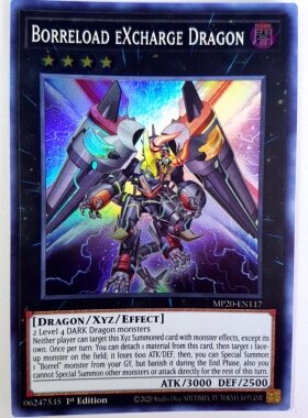 游戏王 美英一刷  MP20-EN117 SR 装弹枪管增填龙 I4A