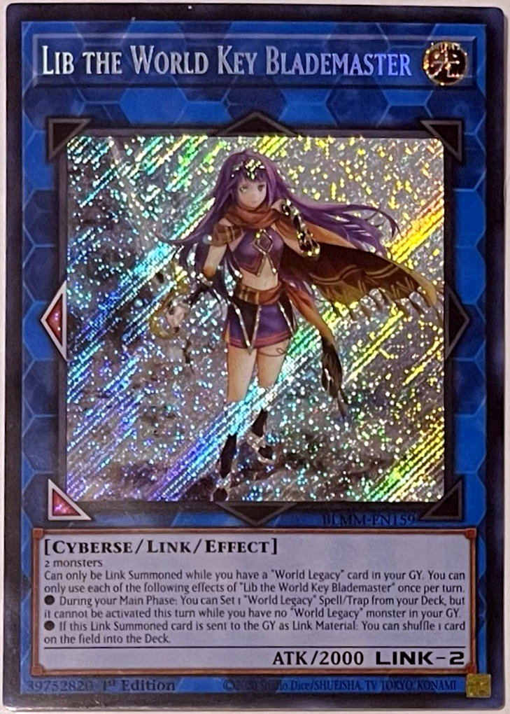 游戏王美英一刷BLMM-EN159 SCR 星键士 利娃 利伊布 NN1