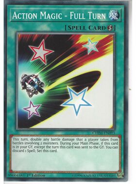 游戏王 美英一刷  CHIM-EN093 N  动作魔法-后转弯 ID1