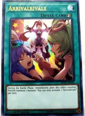 游戏王 美英一刷 MP18-EN142 UR 对手见冤家 H4B