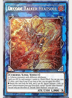 游戏王美英刷RA01-EN048 SCR UR 解码语者・灼热燃魂 炽热之魂CV2