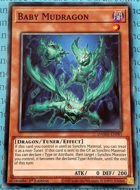 游戏王 美英一刷 DAMA-EN081  N 小泥龙王  KC2 ps3