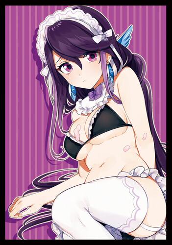 游戏王动漫妹套 黑咲琉璃 ArcV女仆柚子 C98会场限定卡套 牌套 AF