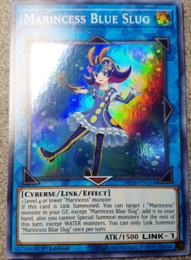 游戏王美英一刷 MP20-EN118 SR  海晶少女 青高海牛 J4B