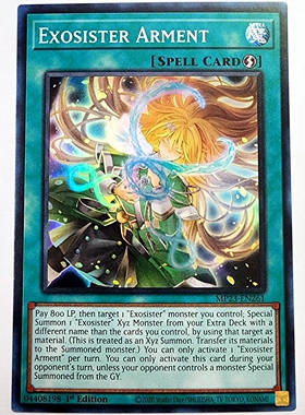 游戏王美英1刷MP23-EN261 SR救祓少女阿门武装KN3ExosisterArment