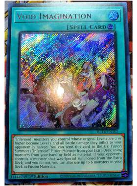 游戏王 美英一刷BLTR-EN102 SCR 炼狱的虚梦 异画 EK2