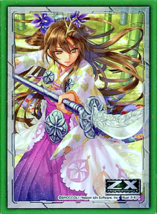 游戏王动漫妹套 Z/X 柔美的薙刀 菖蒲 卡套 牌套 5W1