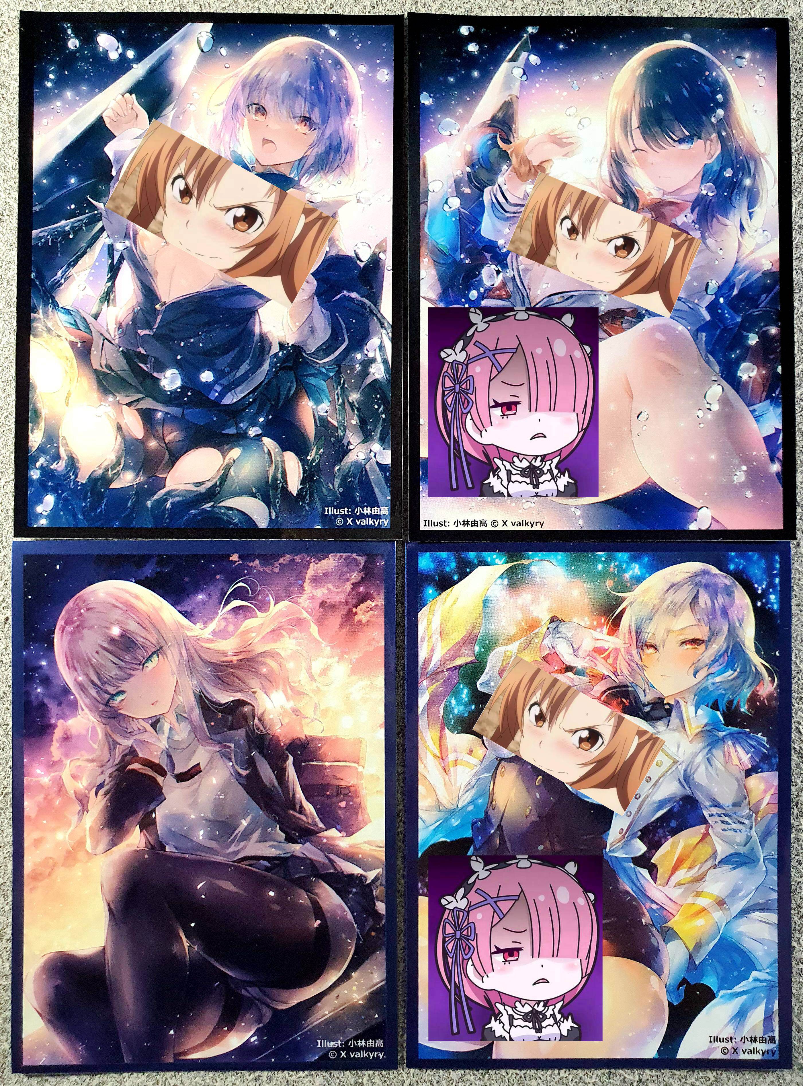 游戏王动漫妹套电光超人机王宝多六花 新条茜 南梦芽貉 卡牌套8w2