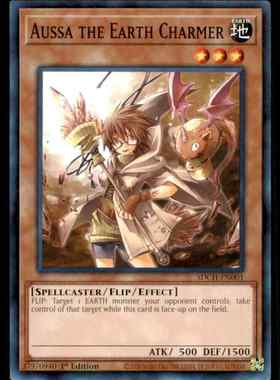 游戏王 美英一刷  SDCH-EN001 N 地灵使 奥丝  V4