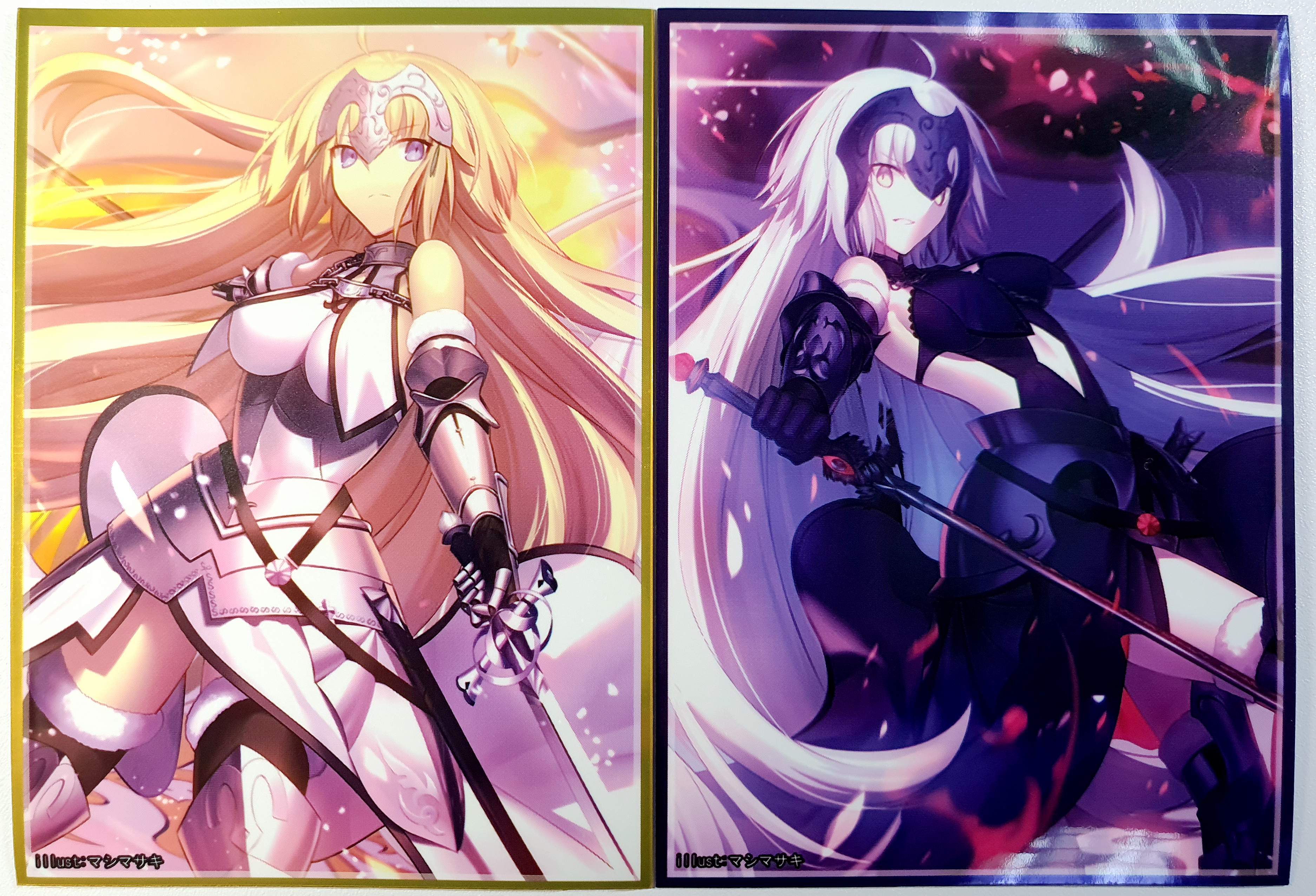 游戏王动漫妹套 FATE FGO 贞德 黑贞德 C90会场 限定卡牌套 2C1