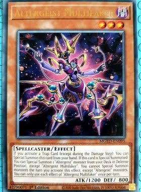 游戏王 美英一刷 MGED-EN095  金字 R 幻变骚灵·多功能诈骗者  L