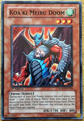 游戏王 美英一刷 BP03-EN058 RGBT-EN026 R N    M5C