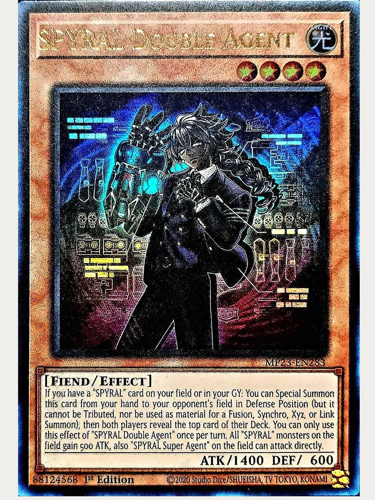 KONAMi闪卡SPYRALDoubleAgent