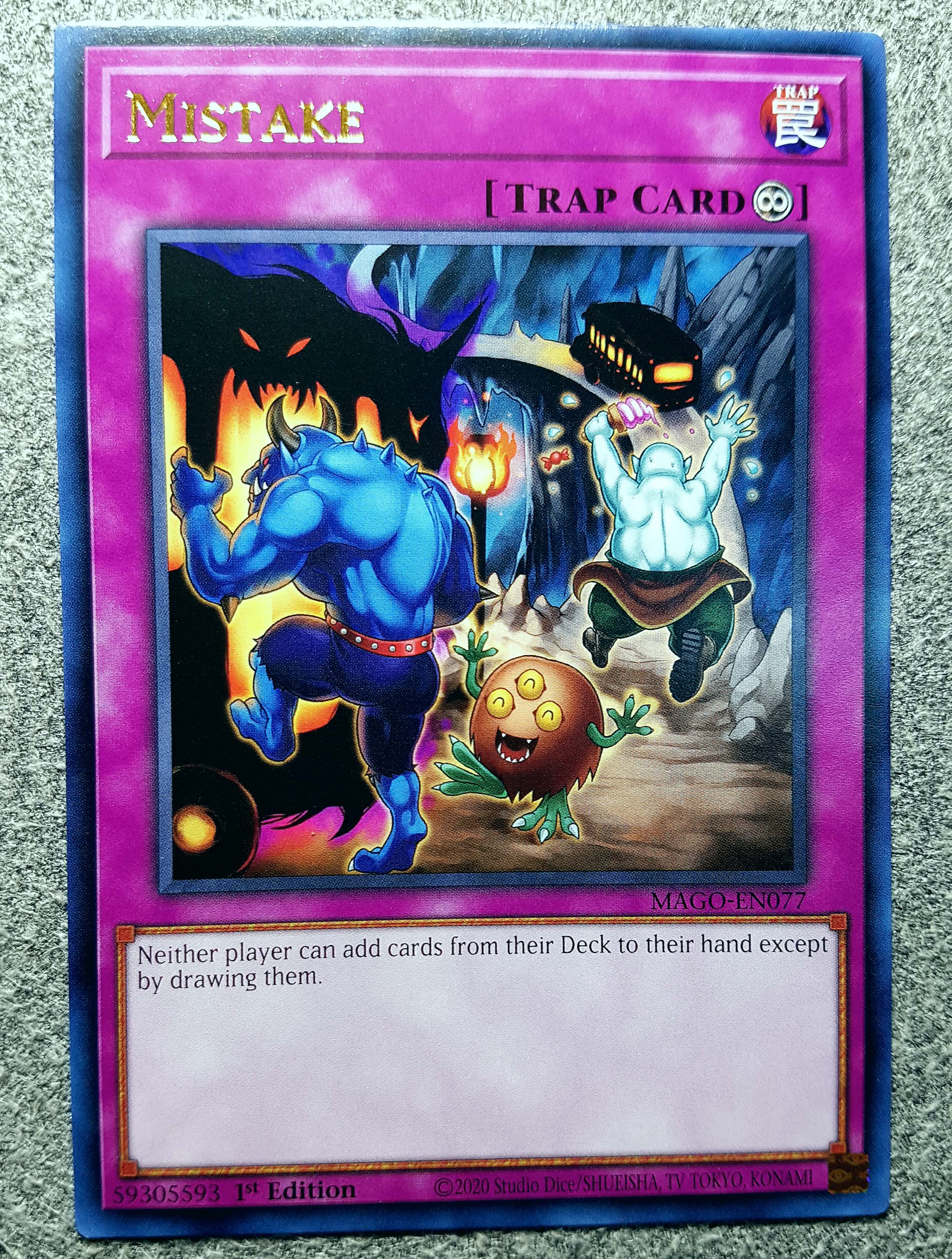 游戏王 美英一刷 MAGO-EN077 金字R  岔子  Y5A