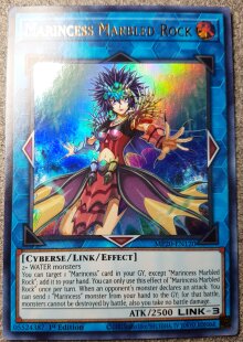 游戏王美英一刷 MP20-EN120   UR 海晶少女 石狗公  J4B