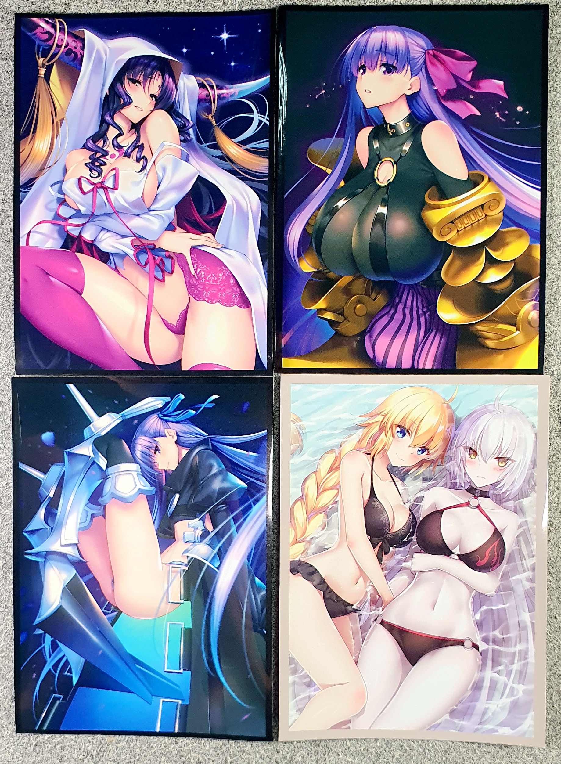 游戏王动漫妹套FGO杀生院 贞德 BB 莉莉丝会场限定 卡套 牌套 CF2