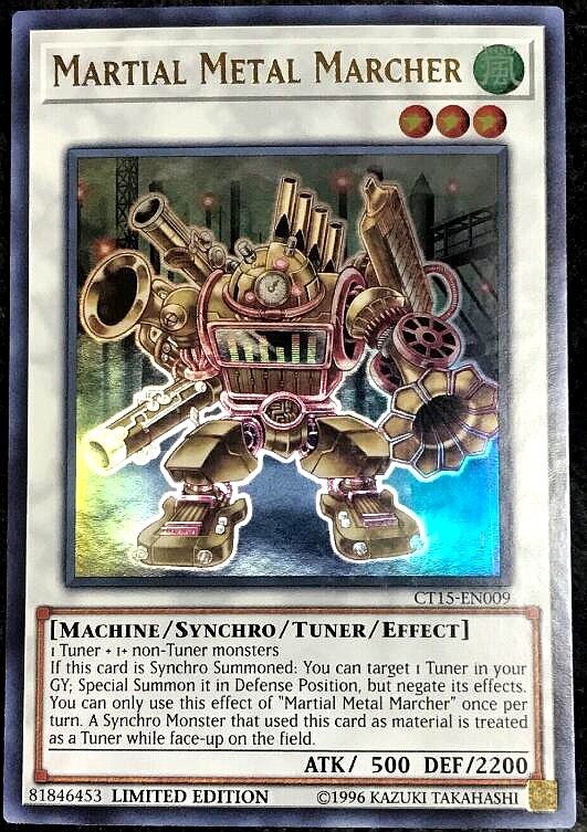 游戏王 美英一刷 CT15-EN009 UR  武力军奏 K2B G7