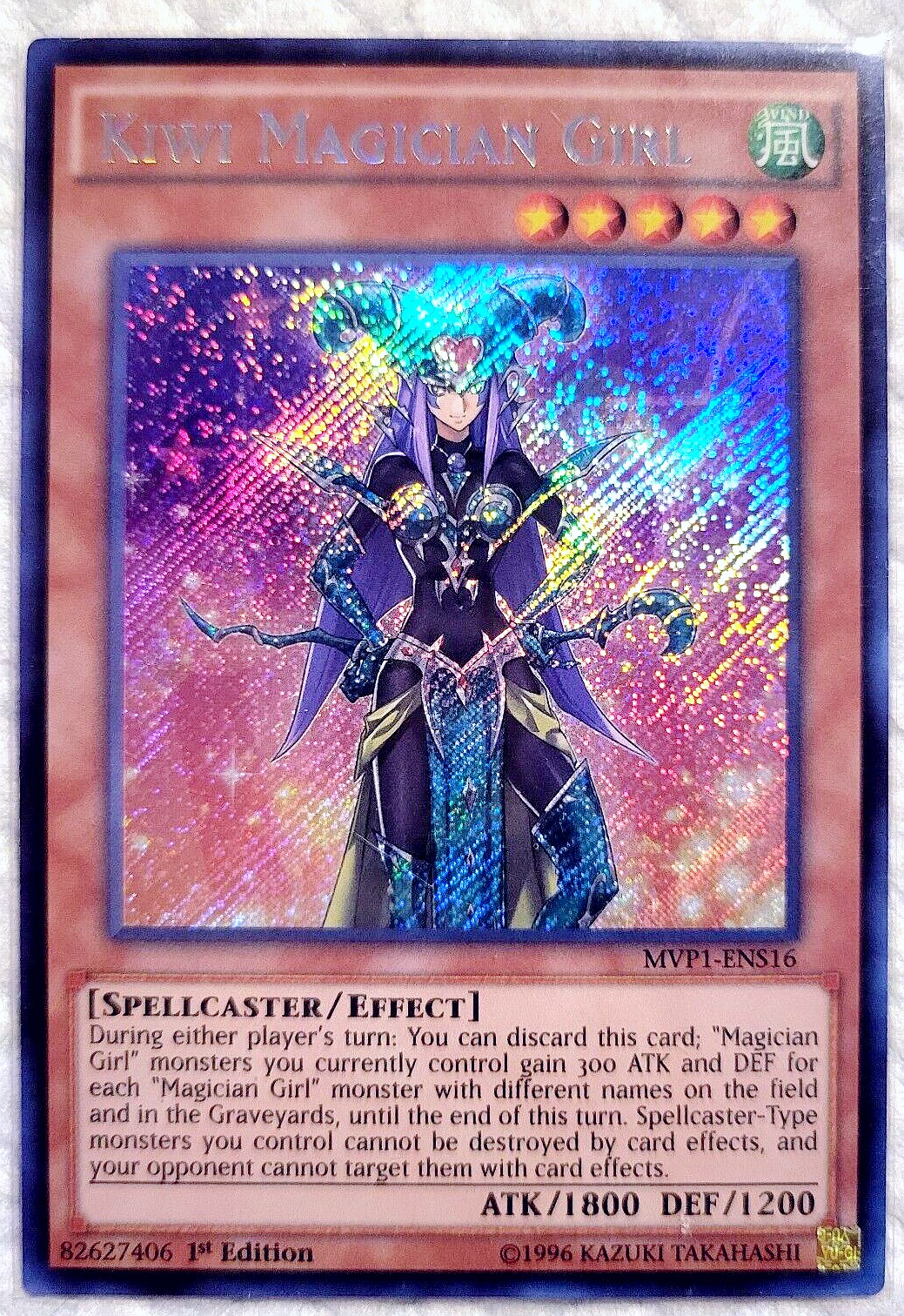 游戏王 美英一刷 mvp1-ens16 scr 奇异果魔术少女 h3a