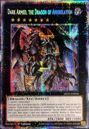 游戏王美英一刷MP25-EN036 STAR 击灭龙 暗黑武装 KT2